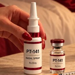 PT-141 nasal spray and injection vial